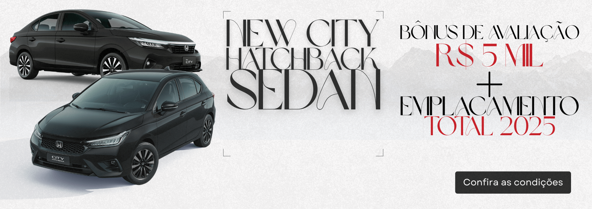 New city 5mil de desconto + emplacamento total